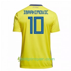 Billige Fotballdrakter Sverige Ibrahimovic 10 VM 2018 Hjemmedraktsett